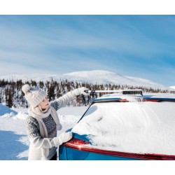 Skrobaczka do szyb z miotełką KUNGS TELE-IS