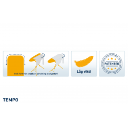 Mała lekka deska do prasowania TEMPO Rose