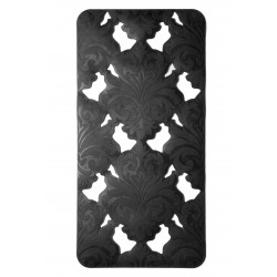 Mata antypoślizgowa Tello pod prysznic czarna do wanny łazienkowa 36x73 cm