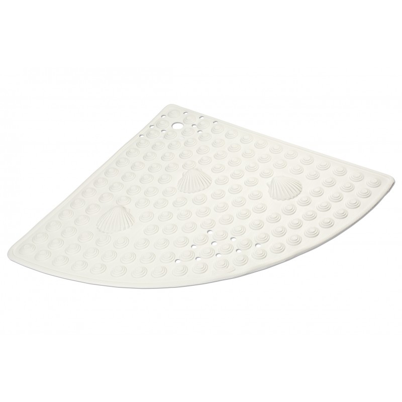 Mata antypoślizgowa Tello pod prysznic narożna łazienkowa 60 cm muszelki