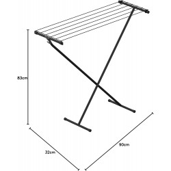 Suszarka na pranie COMPACT RORETS mała czarna