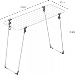 Mała suszarka na pranie z hakiem NANO RORETS