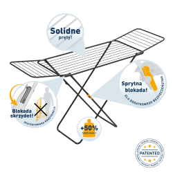 Suszarka na pranie SUSSI RORETS czarna black