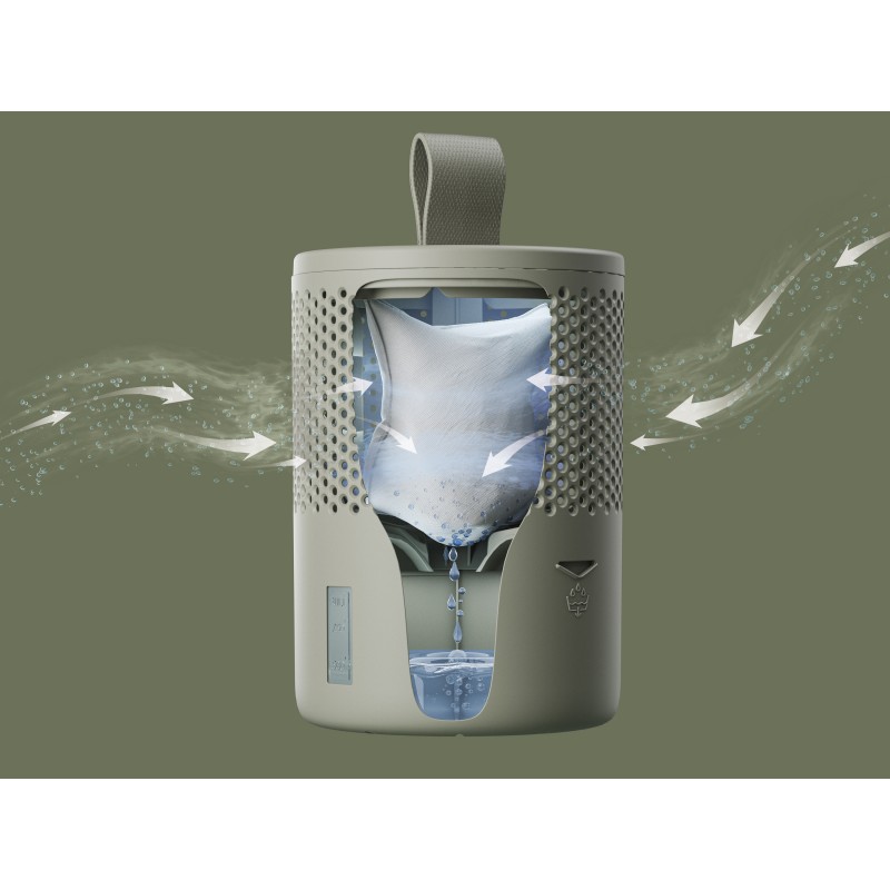 Pochłaniacz wilgoci 600g ładny design leśny zielony