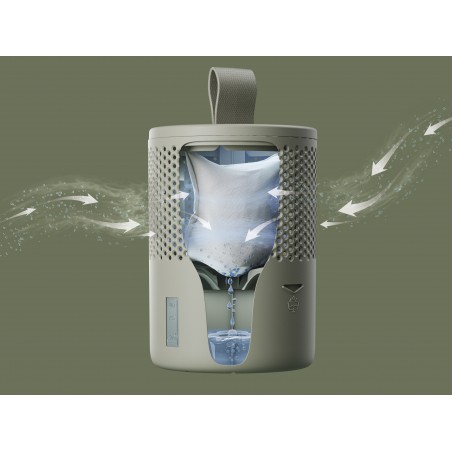 Pochłaniacz wilgoci 600g ładny design leśny zielony