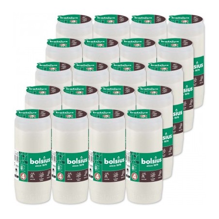 Wkłady do zniczy olejowy Bolsius 75h - 20 szt.