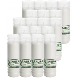 Wkłady do zniczy parafinowe BISPOL Laura L6 (21cm) 108h