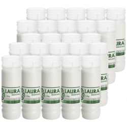 Wkłady do zniczy parafinowe BISPOL Laura L4 (17,5cm) 68h 24szt.