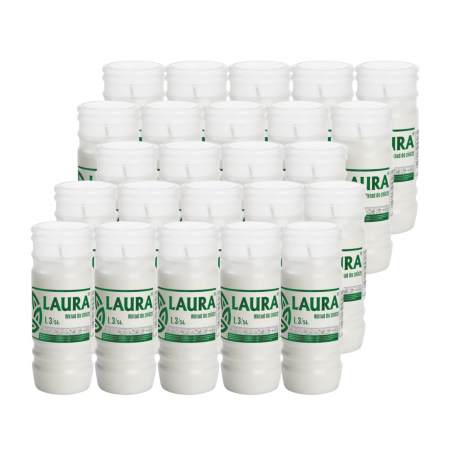 Wkłady do zniczy parafinowe BISPO Laura L3 (14,5cm) 54h 24szt.