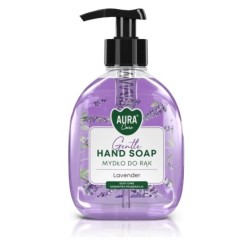 Mydło do rąk w płynie z dozownikiem Aura 300 ml Lawenda