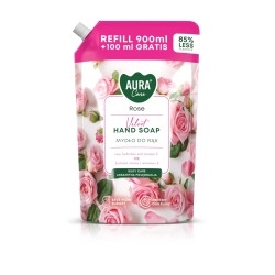 Mydło do rąk w płynie  Aura 1000ml Aksamitna Róża