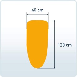 Pokrowiec metalizowany na deskę do prasowania PEGGY RORETS