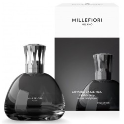 Lampa katalityczna szara MILLEFIORI Milano (lampa + knot + lejek)