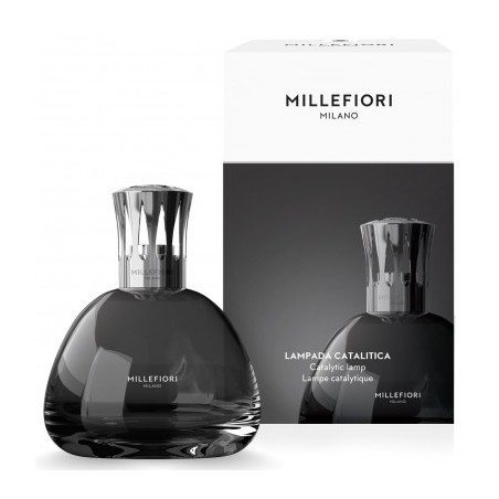 Lampa katalityczna szara MILLEFIORI Milano (lampa + knot + lejek)