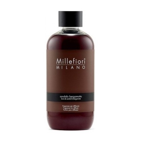 Uzupełniacz do pałeczek MILLEFIORI Milano SANDALO BERGAMOTTO 250ml