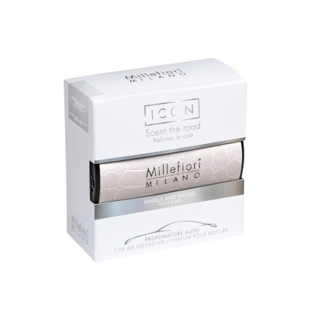 Zapach do samochodu MILLEFIORI Milano VANILLA AND WOOD do kratki nawiewu