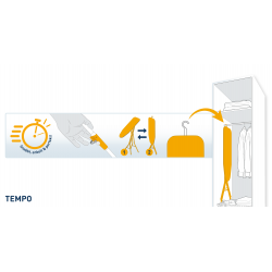Mała lekka deska do prasowania TEMPO RORETS