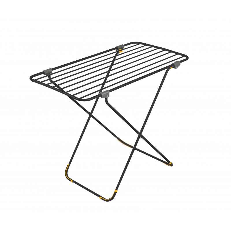 Suszarka na pranie z grubymi prętami czarna FRAME