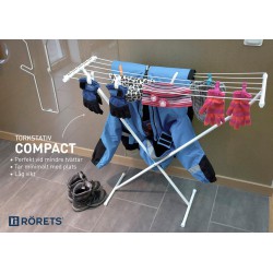 Mała suszarka na pranie RORETS Compact biała