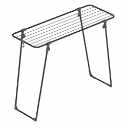 Mała suszarka na pranie z hakiem RORETS Nano czarna