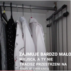 Mała suszarka na pranie Compact RORETS Space Grey